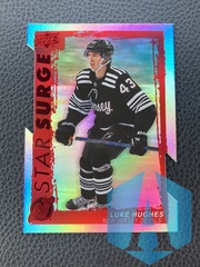 2023-24 Upper Deck Star Surge Rookie RC  RED Die Cut #SS-2 Luke Hughes